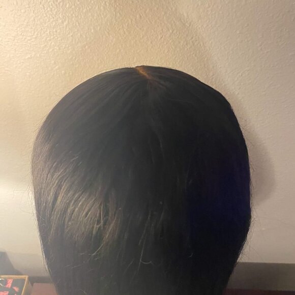 5x5 HD Transparent Lace Closure Wigs Human Hair straight - Picture 8 of 14